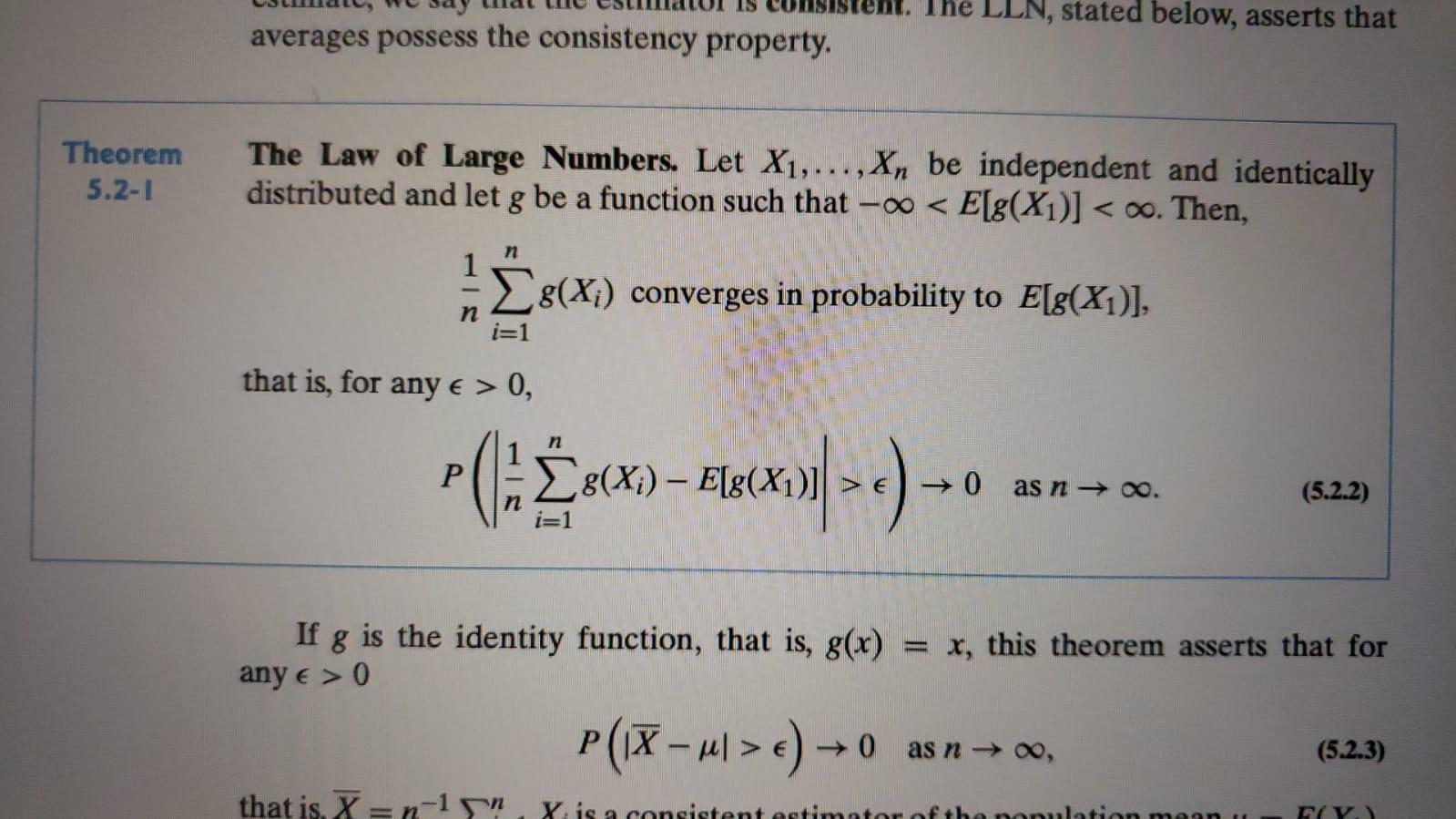 Solved Hint See Theorem 5 2 1 Example 5 2 1 Suppose The Chegg