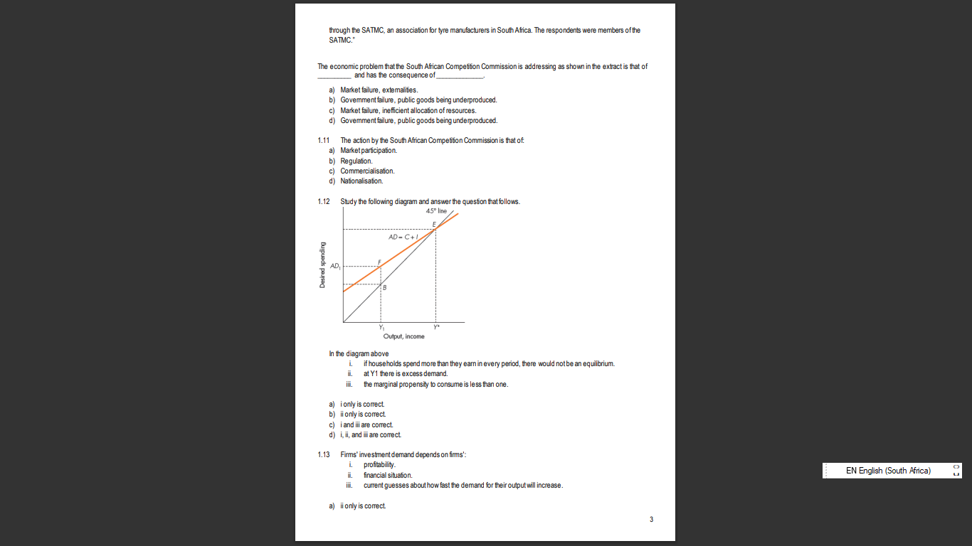 Solved Choose the most appropriate answer and next to each | Chegg.com