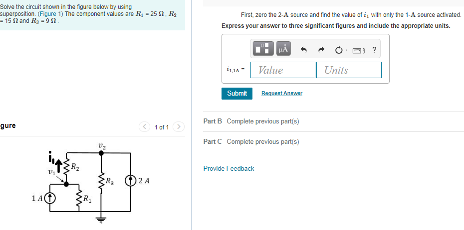 Solved Solve the circuit shown in the figure below by using | Chegg.com