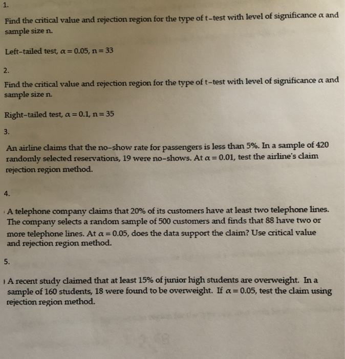 solved-1-find-the-critical-value-and-rejection-region-for-chegg