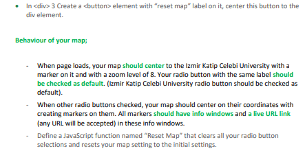 Solved Please prepare a Web-based map considering the | Chegg.com