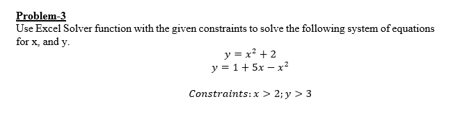 Solved Instructions: 1. Solve these problems using Microsoft | Chegg.com