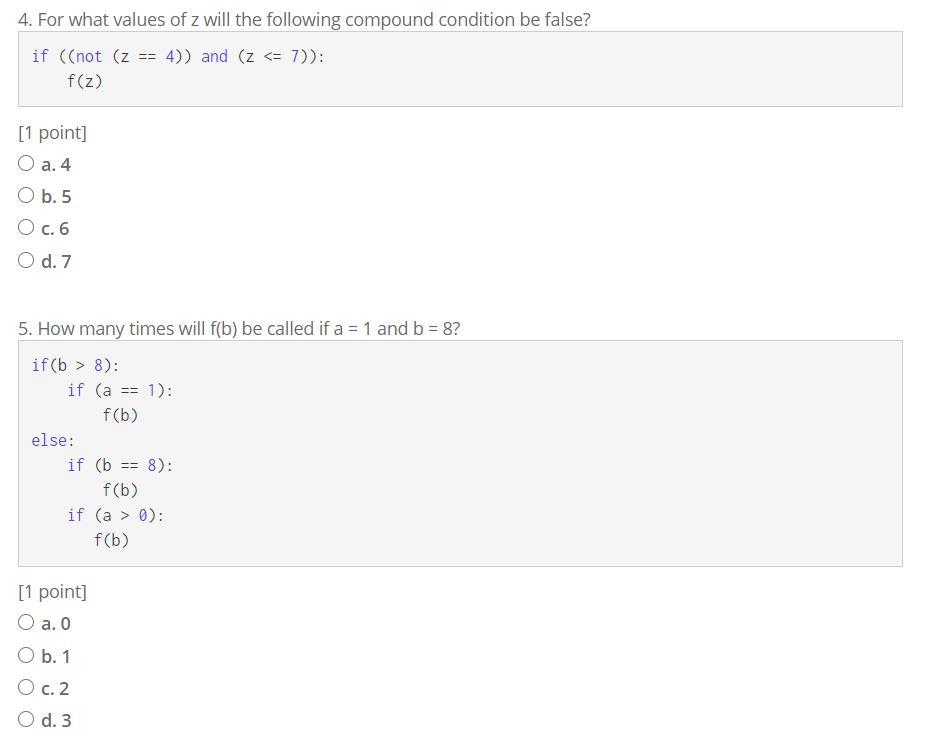 Solved 1. When is a compound conditional that uses the | Chegg.com