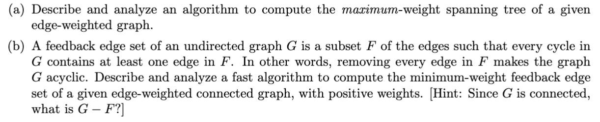 Solved (a) Describe and analyze an algorithm to compute the | Chegg.com