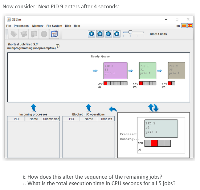 Solved Operating System Scheduling Problems Part 1 - Answer | Chegg.com