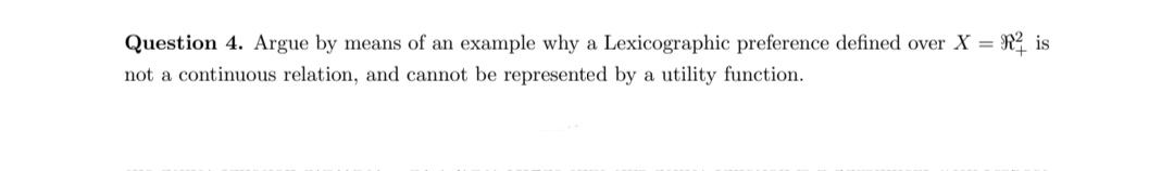 Solved Question 4. Argue by means of an example why a | Chegg.com