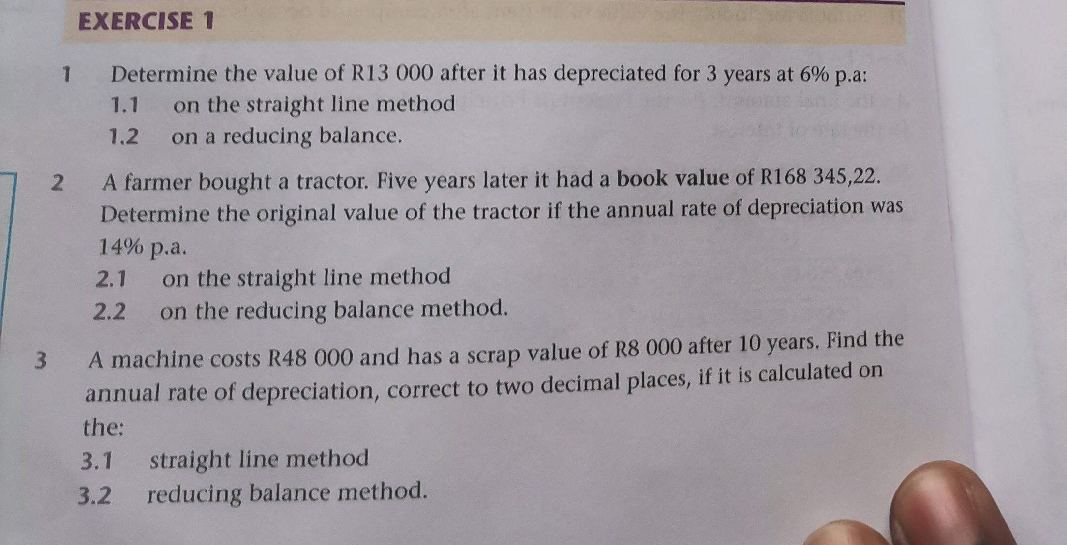 Solved 1 Determine the value of R13000 after it has Chegg