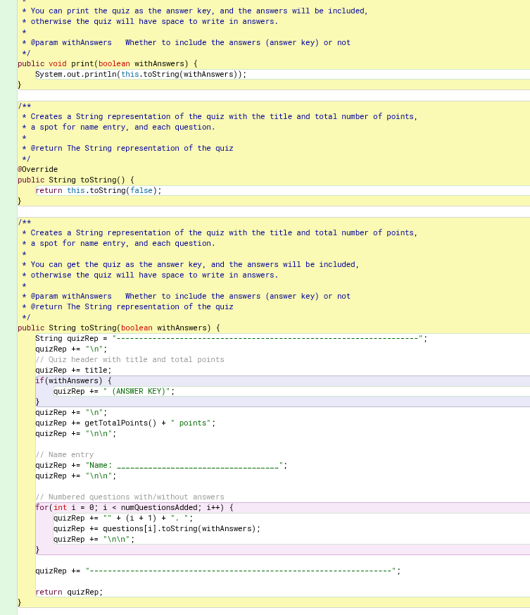 Solved In java, I had to screenshot the given code because | Chegg.com