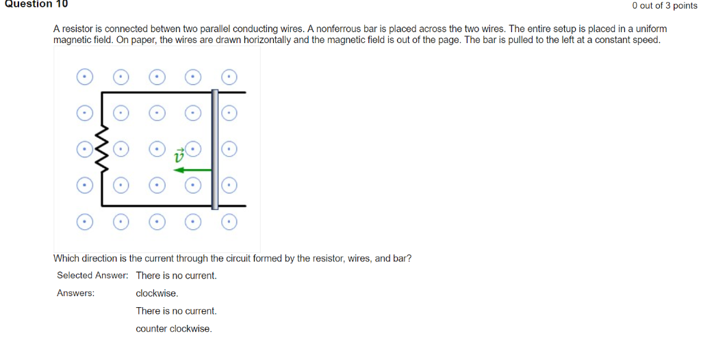 Solved A resistor is connected between two parallel