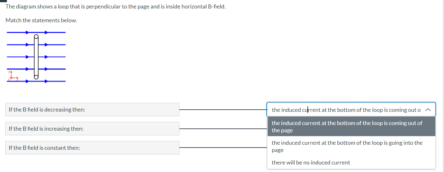 Solved The diagram shows a loop that is perpendicular to the | Chegg.com