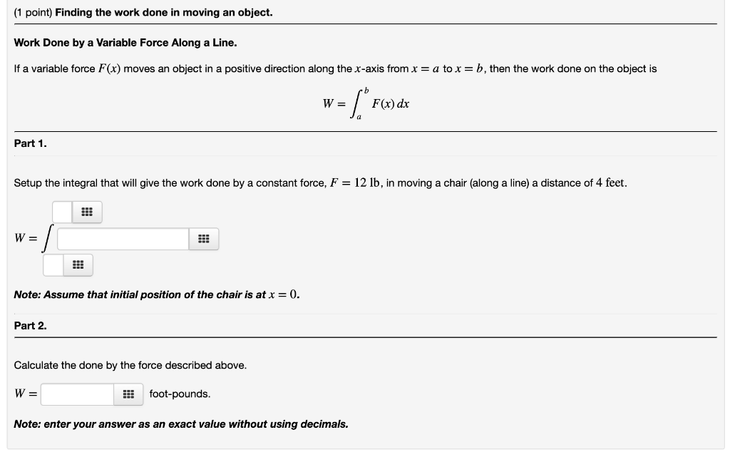 solved-1-point-finding-the-work-done-in-moving-an-object-chegg