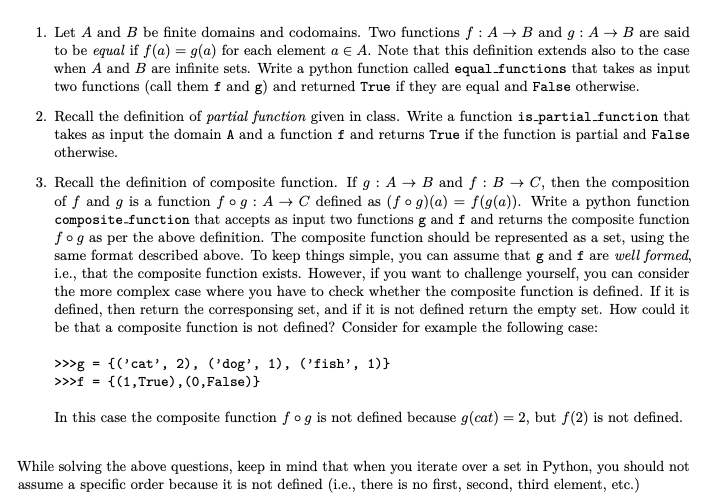 In this lab we continue to use Python functions to | Chegg.com