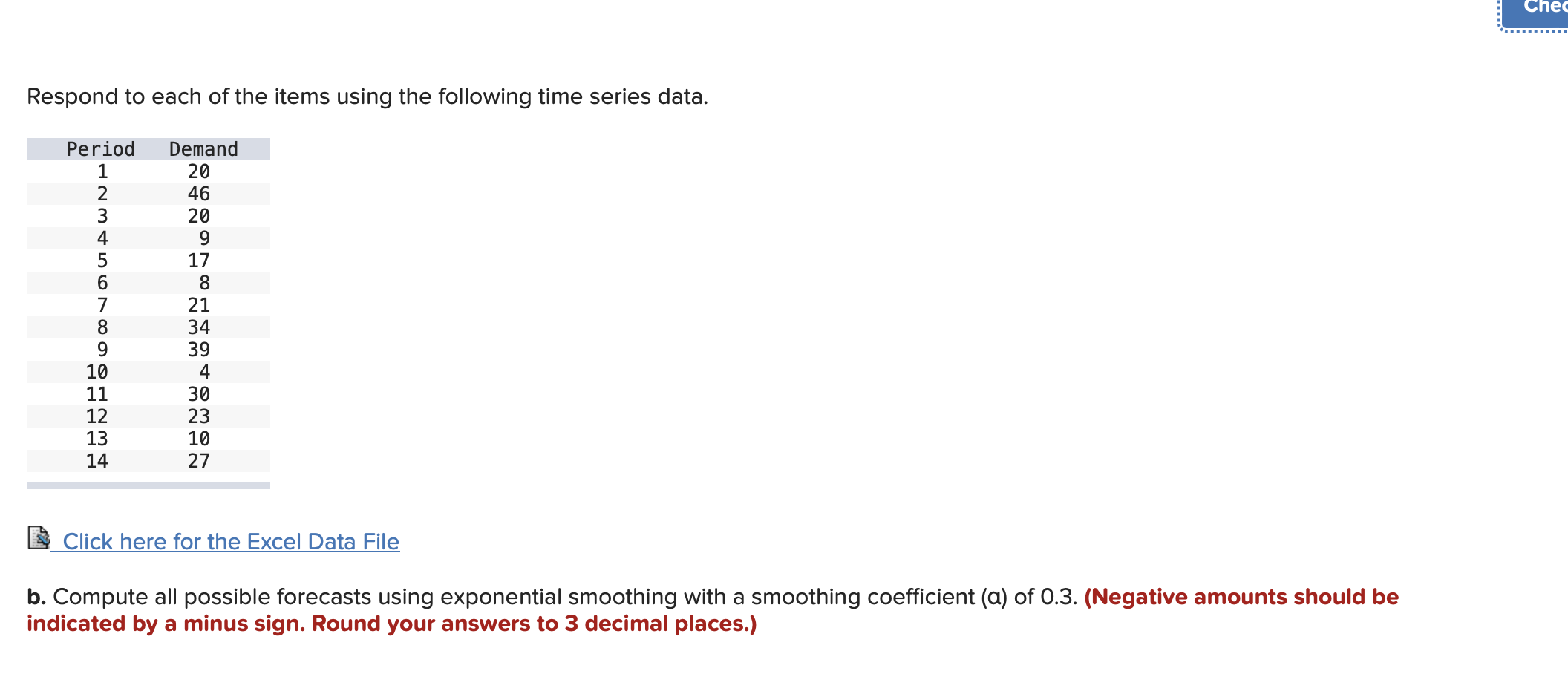 Solved Respond to each of the items using the following time | Chegg.com
