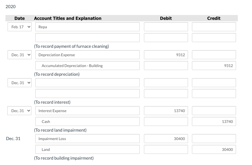 Solved Cullumber Company purchased land and a building on | Chegg.com