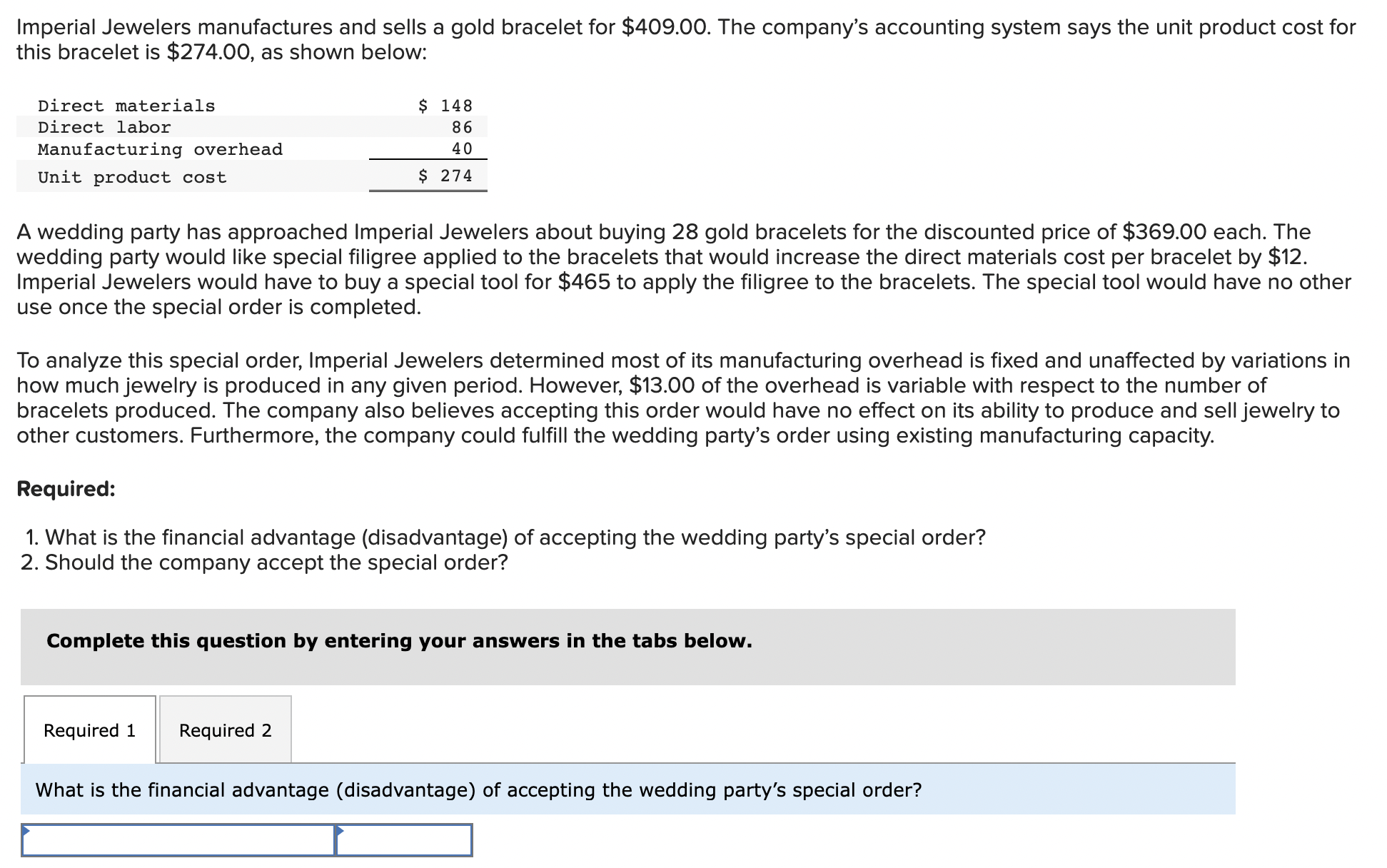 solved-imperial-jewelers-manufactures-and-sells-a-gold-chegg