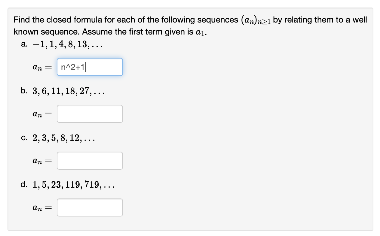 solved-find-the-closed-formula-for-each-of-the-following-chegg