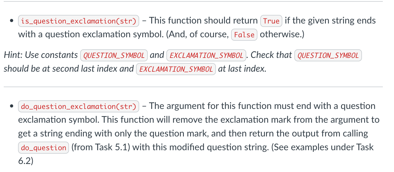Solved - - This function should return if the given string | Chegg.com