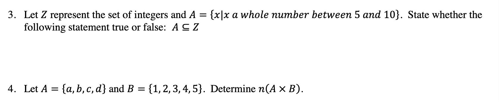 what number set does z represent