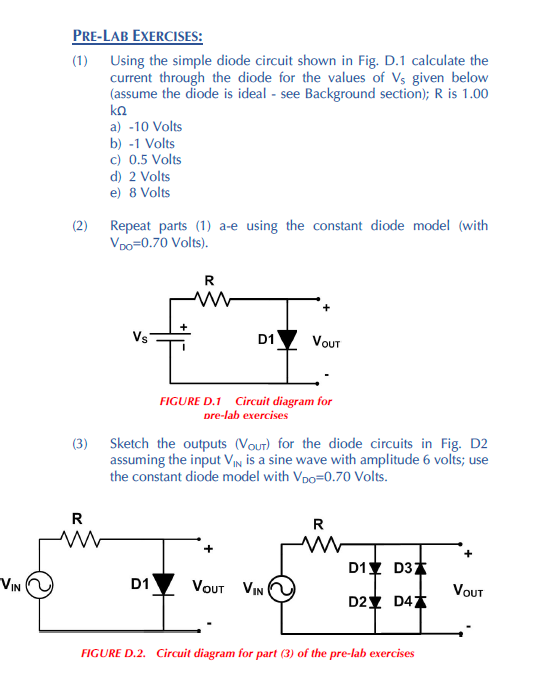 Simple Diode Circuit Problems Wiring Diagram