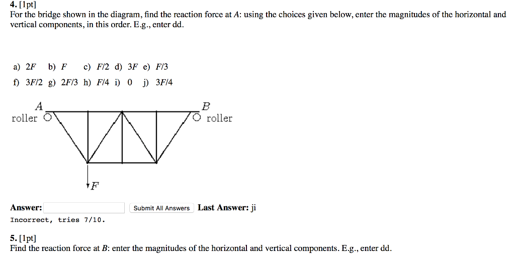 Solved: 4. [1pt] For The Bridge Shown In The Diagram, Find... | Chegg.com