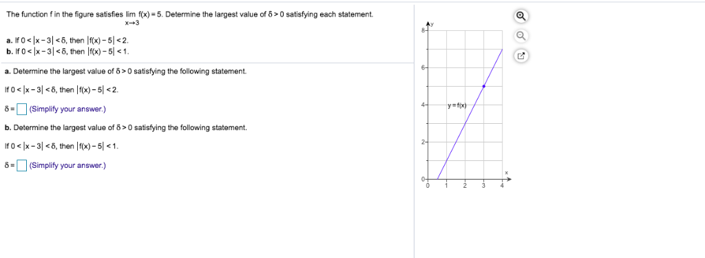 Solved The Function F In The Figure Satisfies Lim F X 5