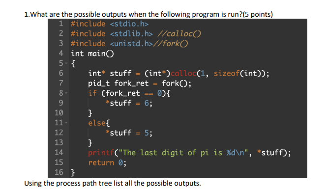 Solved Using the process path tree list all the possible | Chegg.com
