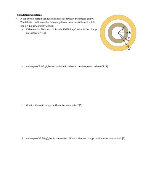 Solved Calculation Questions: 4. A set of two nested | Chegg.com