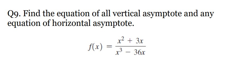 find the equation of the vertical asymptote