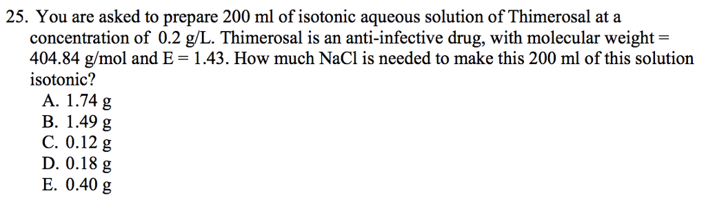 Solved CORRECT ANSWER IS CHOICE (A), PLEASE SHOW ALL WORK | Chegg.com