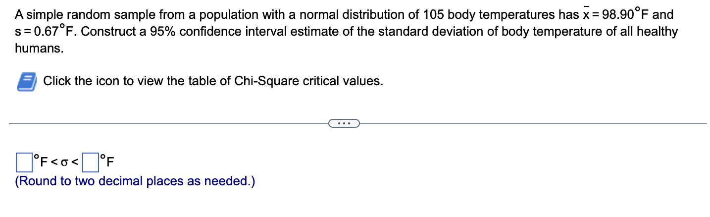 Solved A simple random sample from a population with a | Chegg.com