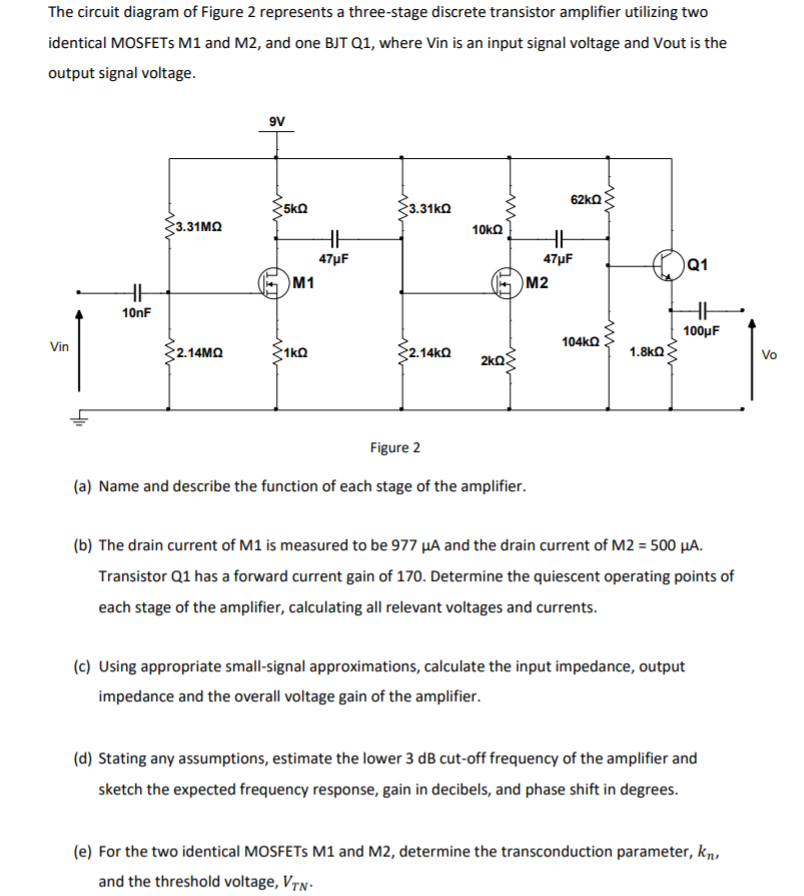 The circuit diagram of Figure 2 represents a | Chegg.com