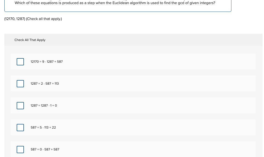 Solved Which of these equations is produced as a step when | Chegg.com
