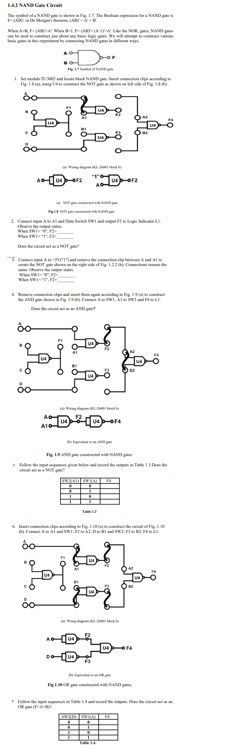 expression contact nand gate