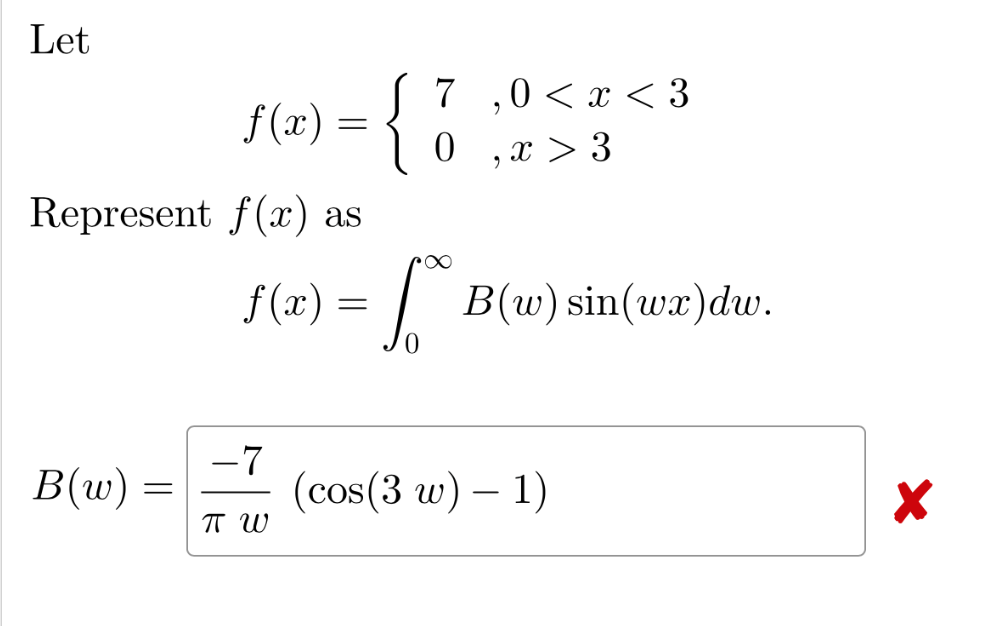Solved Let f(x)={70,03 Represent f(x) as | Chegg.com