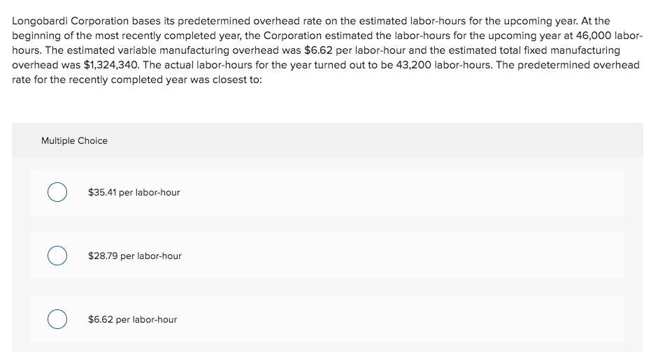 Solved The controller of Hendershot Corporation estimates