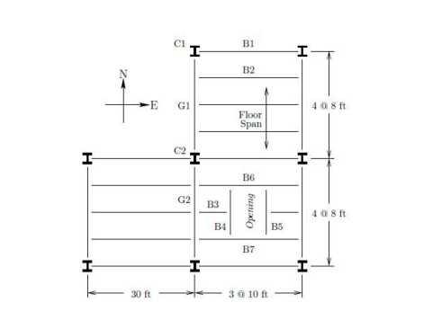 Solved The floor plan of a building in the preliminary | Chegg.com