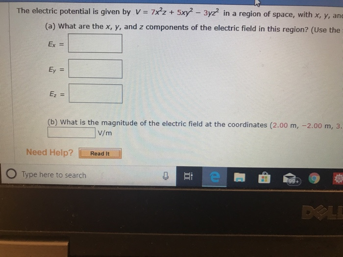 Solved xy-3 (a) What are the x, y, and z components of the | Chegg.com