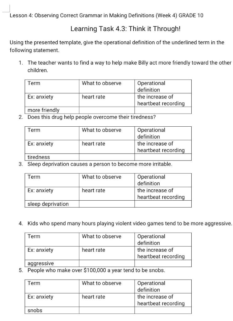 Lesson 4 Observing Correct Grammar In Making 2207