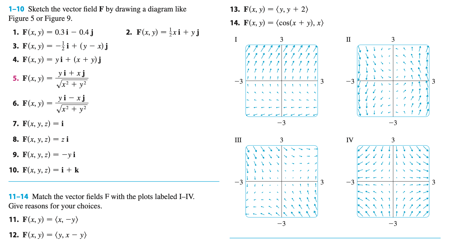 Solved 13. F(x, y) = (y, y + 2) 14. F(x, y) = (cos(x + y), | Chegg.com