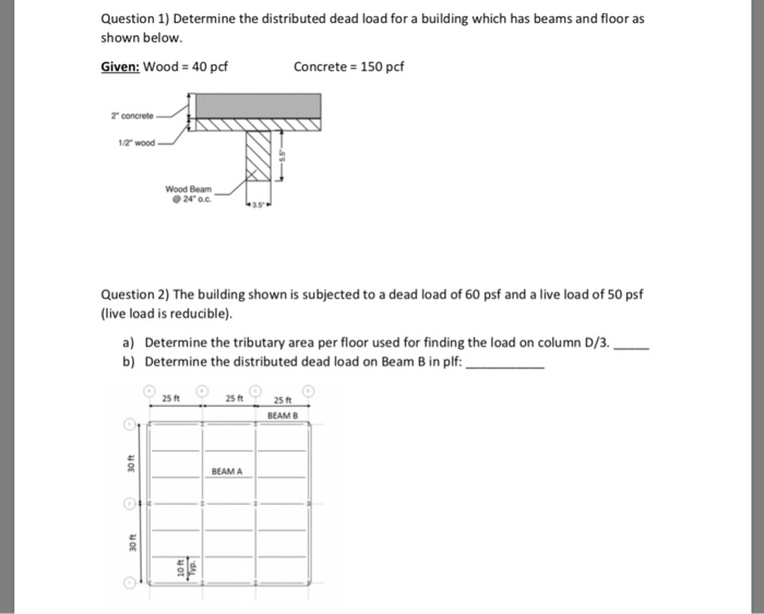 How To Calculate Dead Load Of Concrete Beam The Best Picture Of Beam