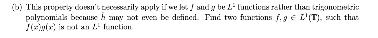 Problem 5 We Define The Convolution Of Two Functi Chegg Com