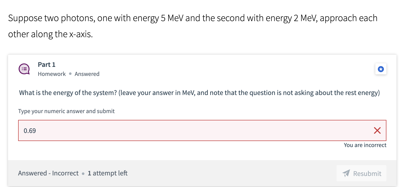 Solved Hello, I need help with solving this Modern Physics | Chegg.com