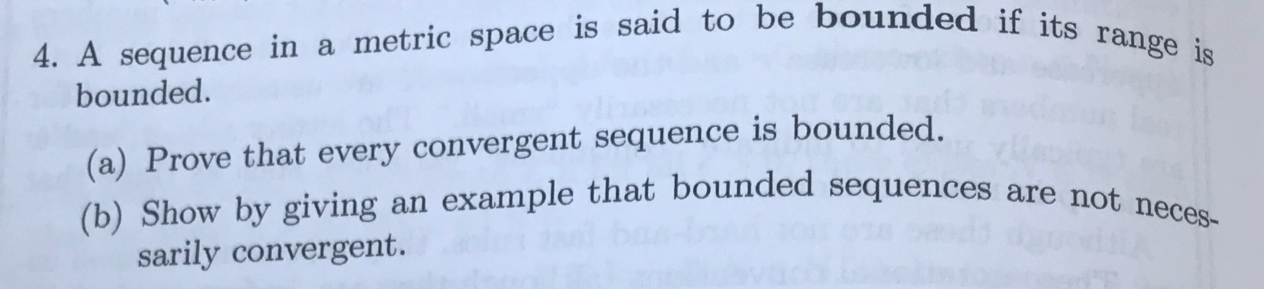 Solved 1. Let (an) be a sequence ina metric space X. Let x e | Chegg.com