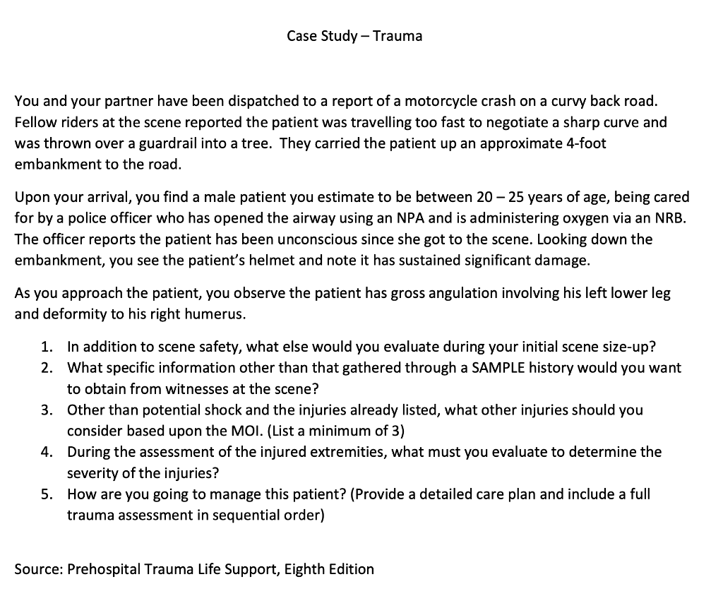 case study about trauma