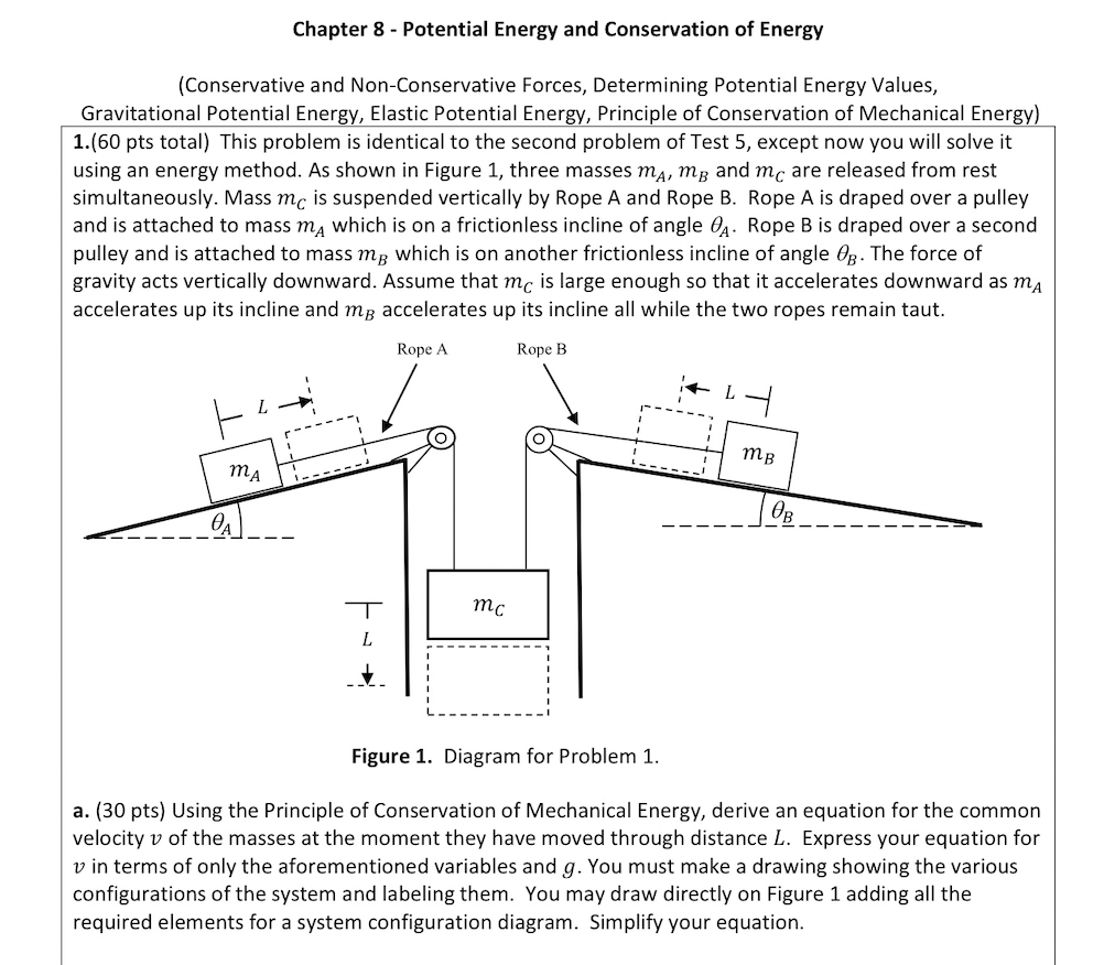 Solved Chapter 8 - Potential Energy And Conservation Of | Chegg.com