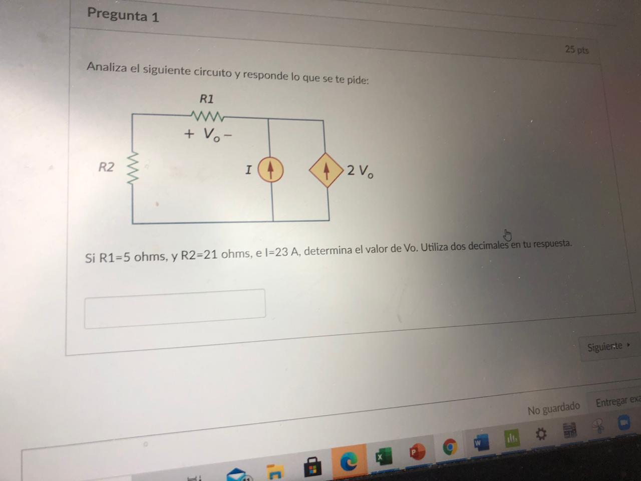 Solved Pregunta 1 25 Pts Analiza El Siguiente Circuito Y | Chegg.com