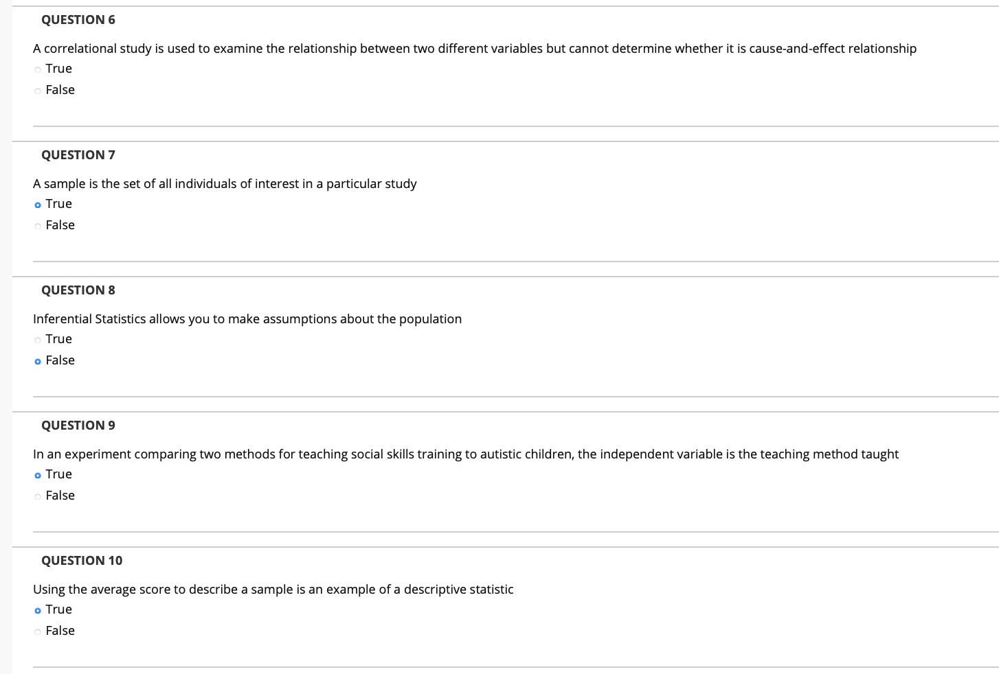 Solved QUESTION 6 A correlational study is used to examine | Chegg.com