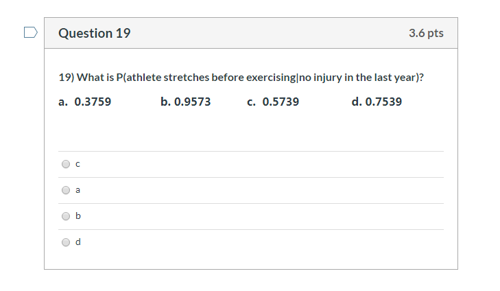 Solved Question 18 3.6 pts For questions 18-19: Below is | Chegg.com