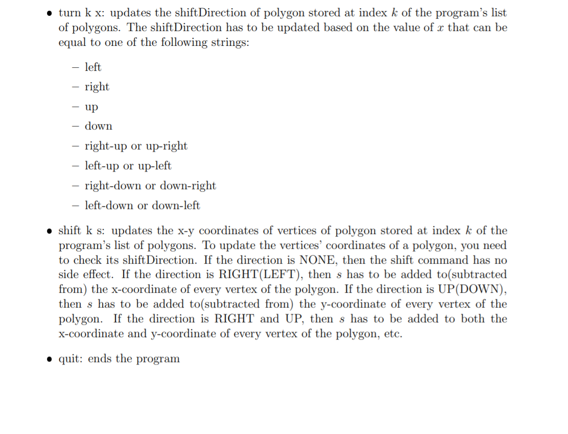 Solved In this assignment, you are asked to write a program | Chegg.com