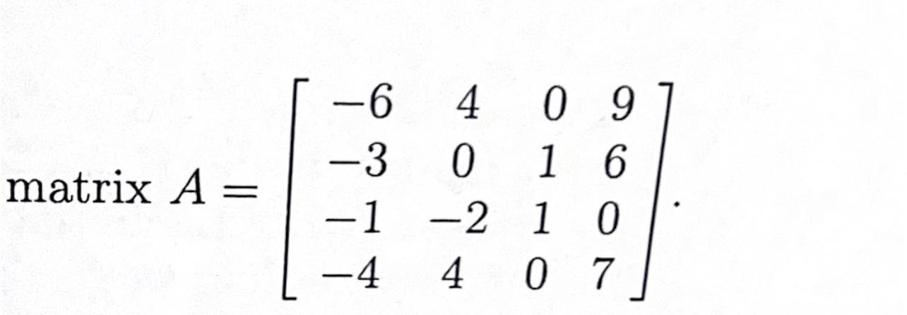 Solved For this matrix, how would I find the basis of the | Chegg.com